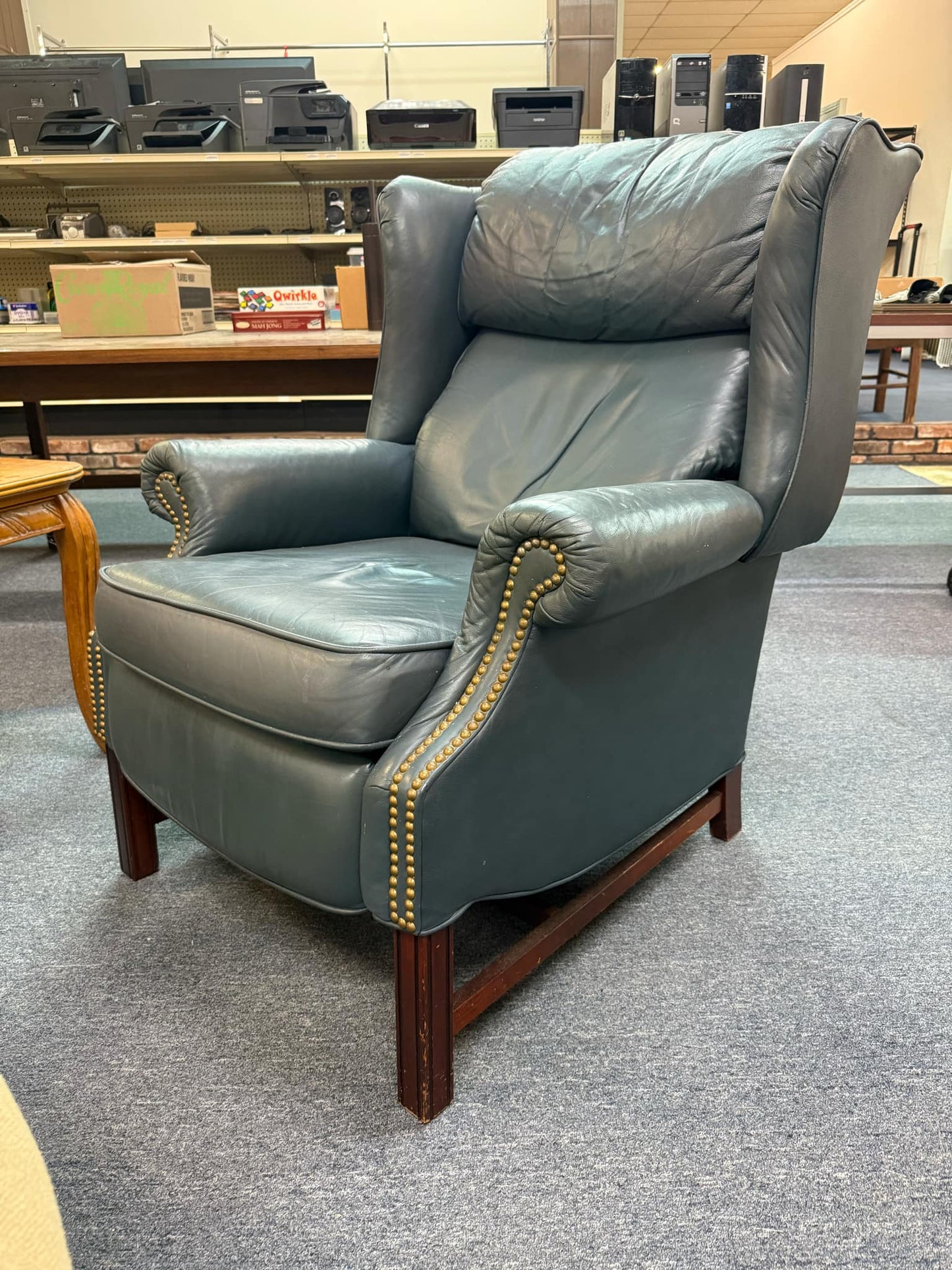 Dark Green Recliner