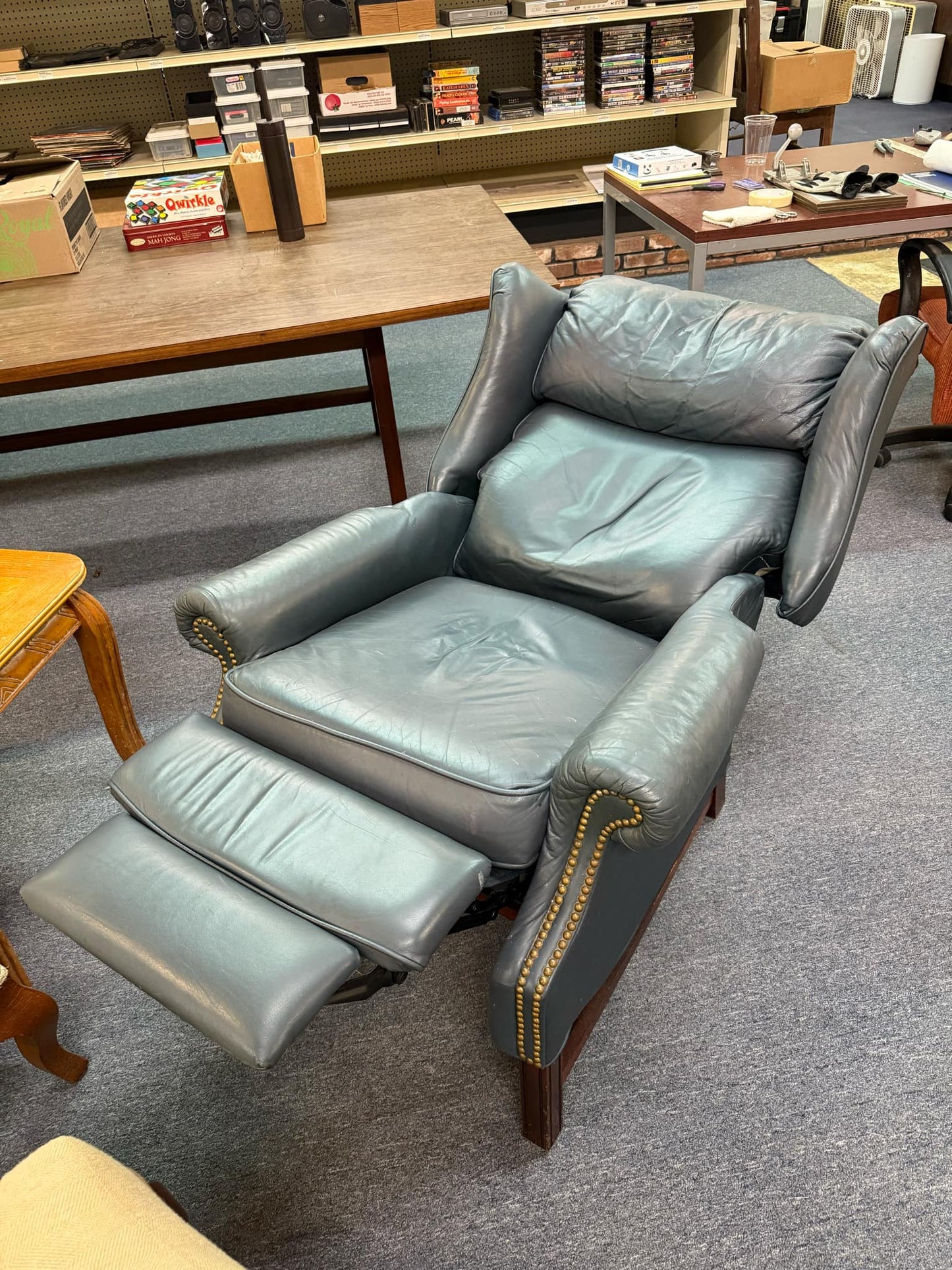 Dark Green Recliner