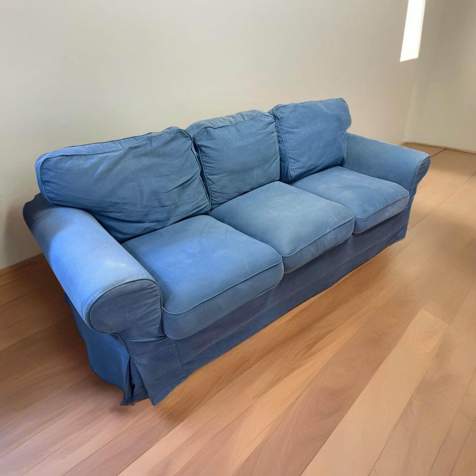 Blue Denim Sofa