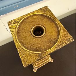 Gold Square Candleholder