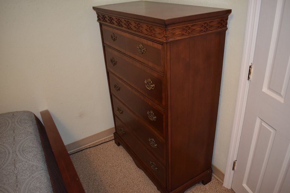 Mahogany Five Drawer Chest