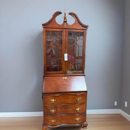 Mahogany Secretary with Key