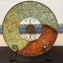 Round Metal Table Decor