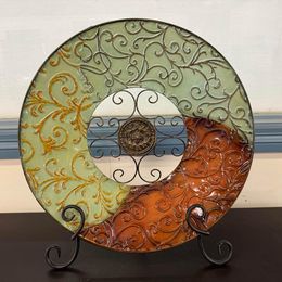 Round Metal Table Decor