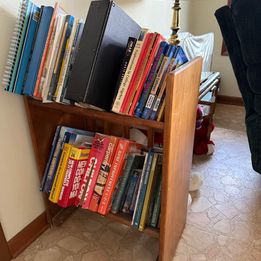 Small Tilted Book Shelf