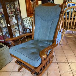 Wooden Rocker Glider