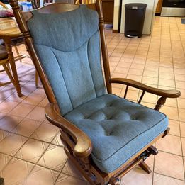 Wooden Rocker Glider